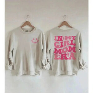 In My Girl Mom Era Tan Sweatshirt Size Small